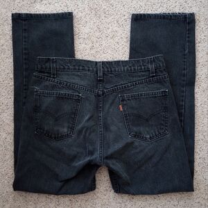 Orange Tag Black Levi's